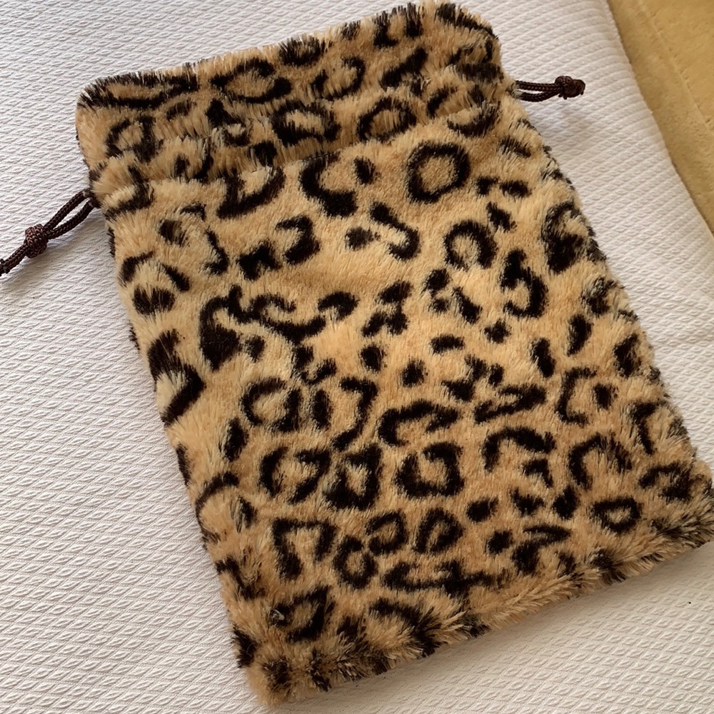 * 3/$10 * Super soft animal print baggie